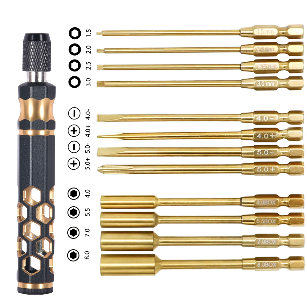 Rc Hobby Electric Screwdriver - RC Metal Altıgen Tornavida Seti 1.5mm
