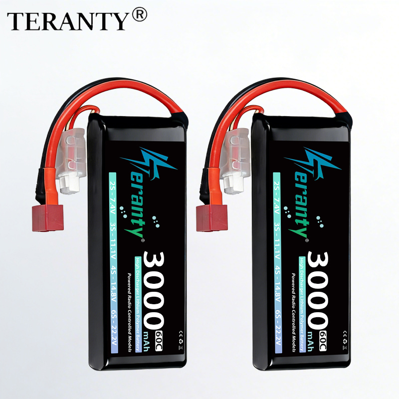 Rc Hobby Trucks - TERANTY 2S 3000mAh Lipo Pil 7.4V