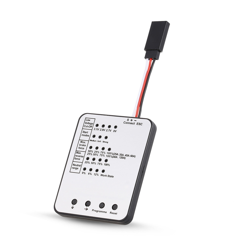 Esc Waterproof 60A - Surpass Hobby LED ESC Program Kartı