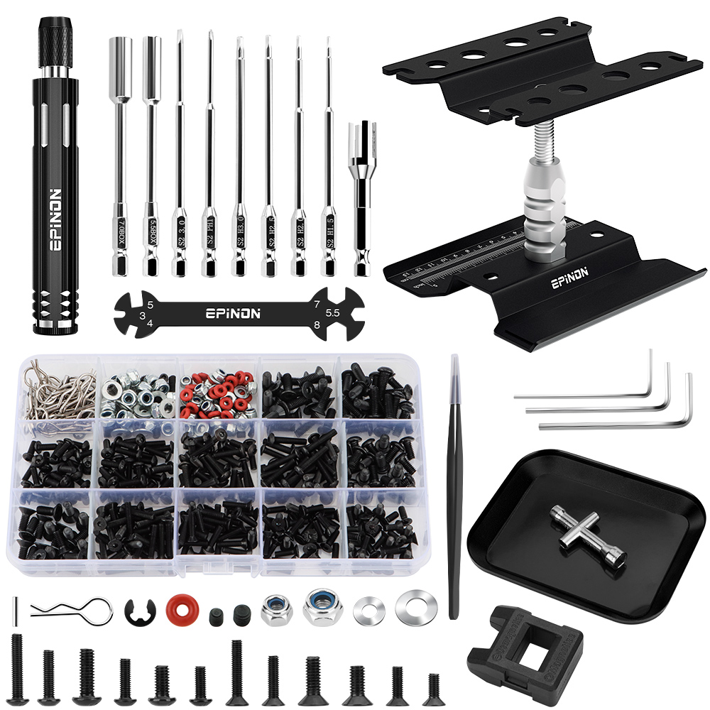 Rc Hobby Electric Screwdriver - EPINON RC Araba Tamir Çalışma Standı