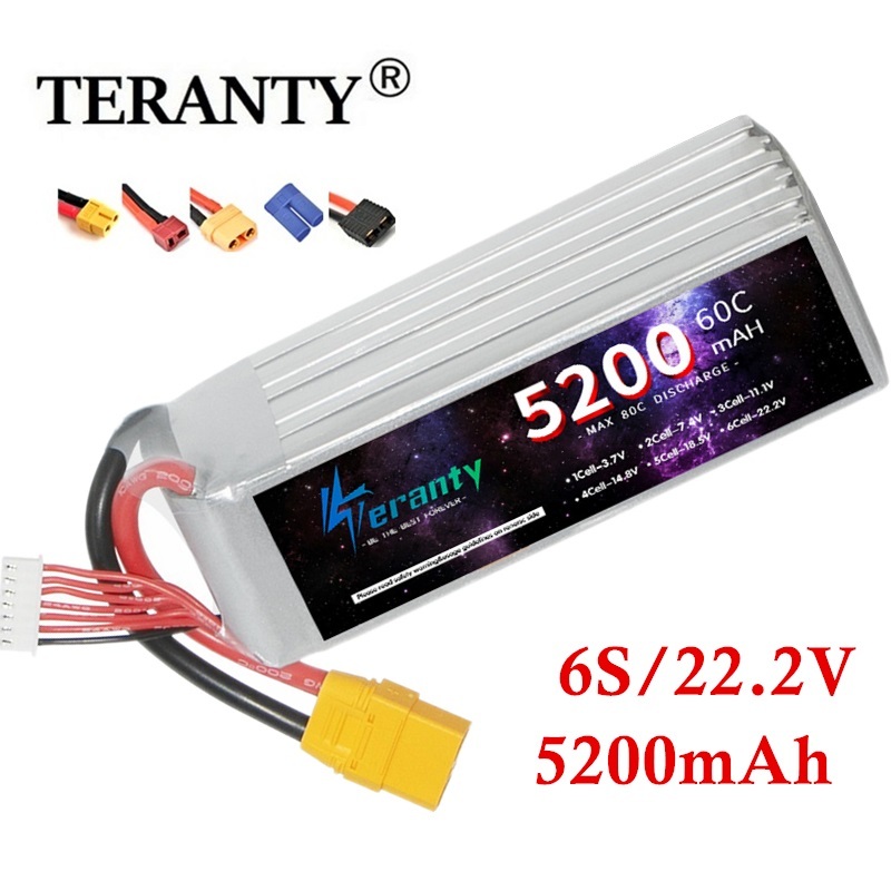 Rc Hobby Boat - TERANTY 6S 5200mAh Lipo pil 22.2V