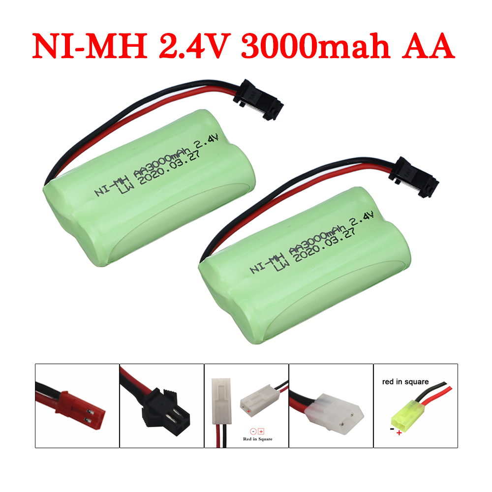 Rc Hobby Boat - Uzaktan kumanda için 2.4V 3000mah NIMH