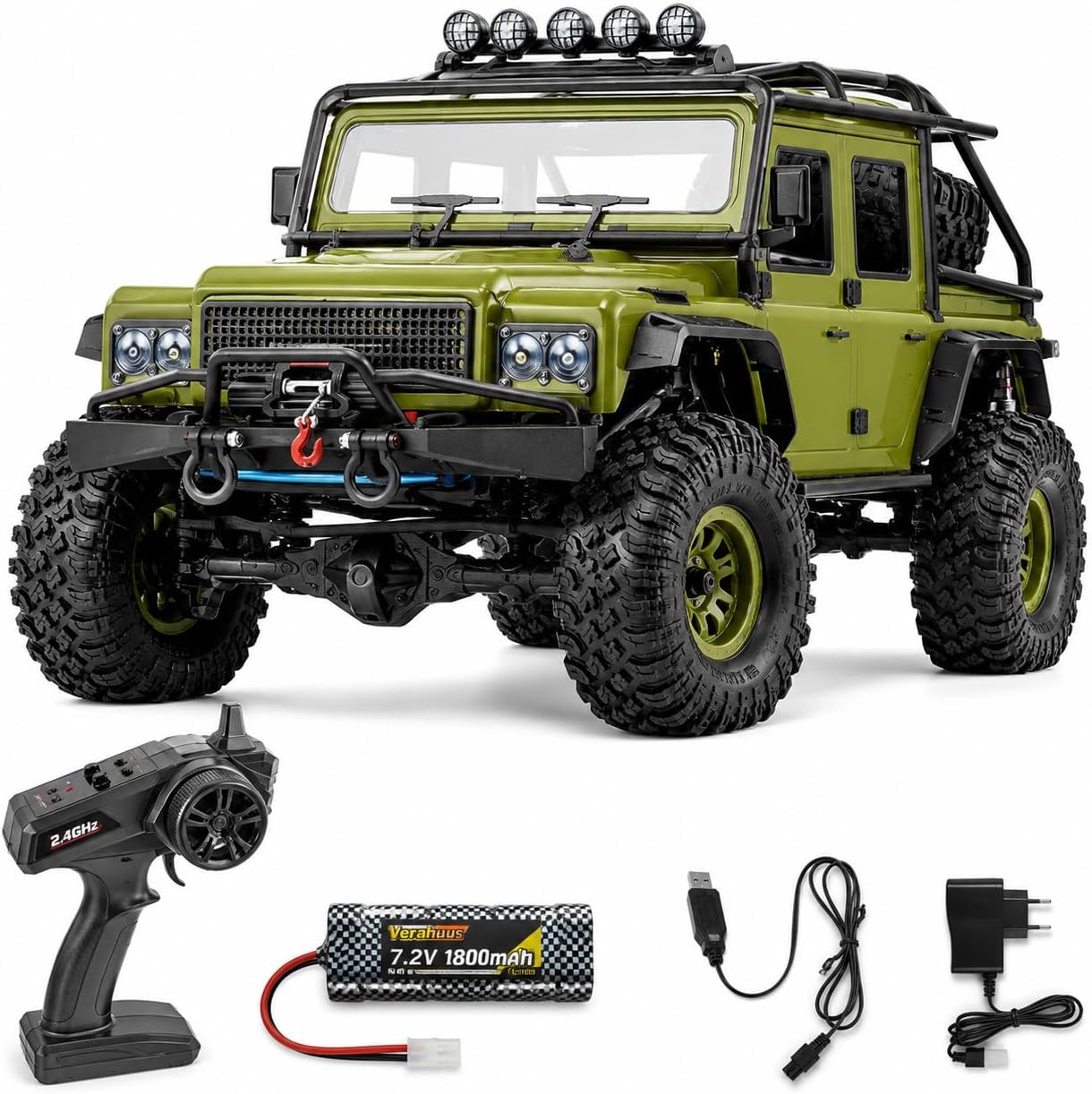 Rc Hobby Grade Crawler - Yetişkinler İçin Uzaktan Kumandalı Kamyon -