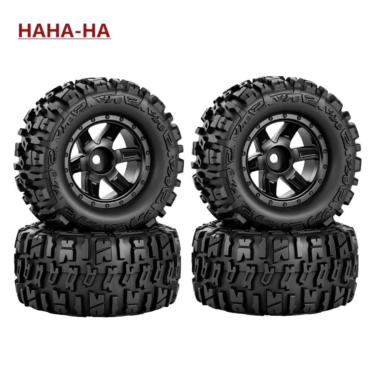 Rc Truck Monster - 4 Adet 87mm Kauçuk Lastik Tekerlek