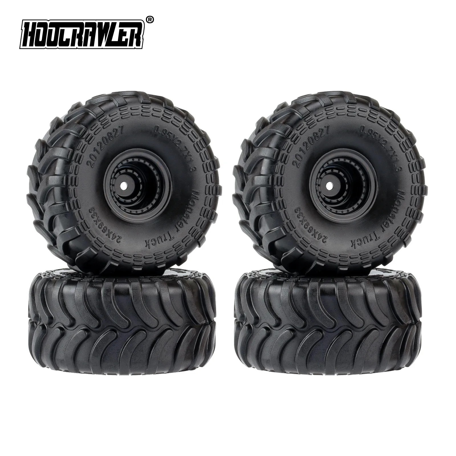 Rc Truck Monster - 4 adet Canavar Kamyon Lastikleri Tekerlekler