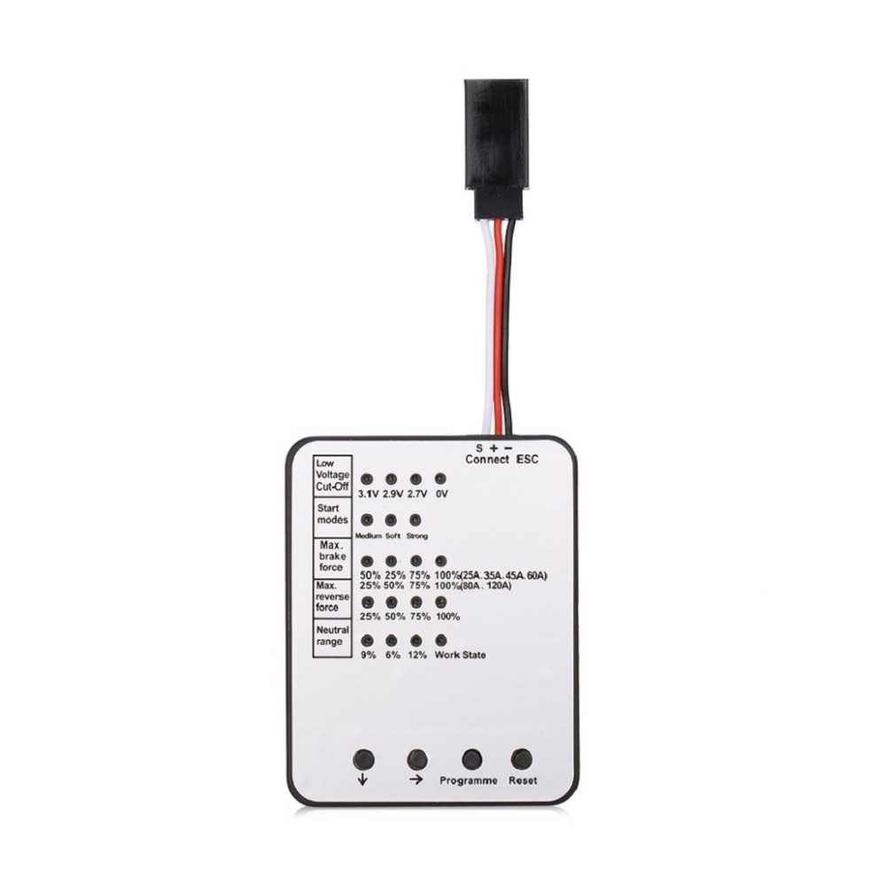 Surpass Hobby LED ESC Program  - Esc Waterproof 60A incelemesi ve fiyatı