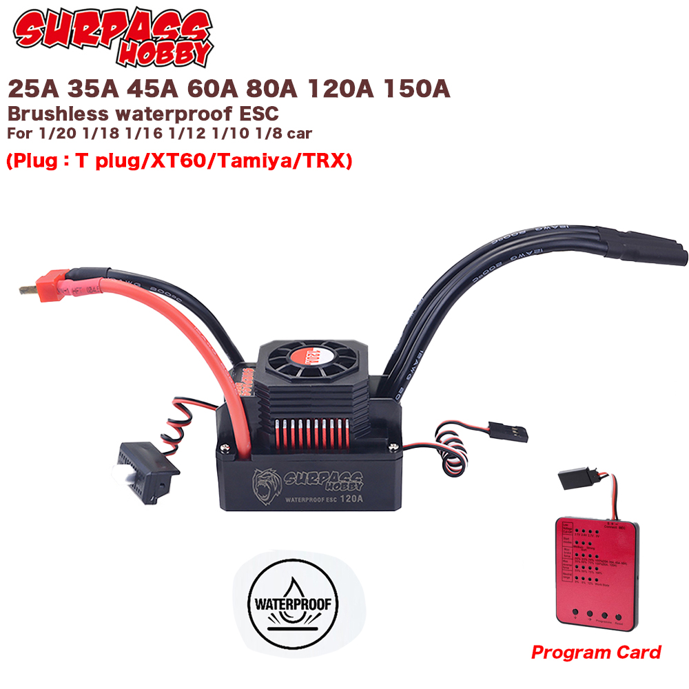 Aşmak hobi KK 150A 120A 80A 60 - Esc Waterproof 60A incelemesi ve fiyatı