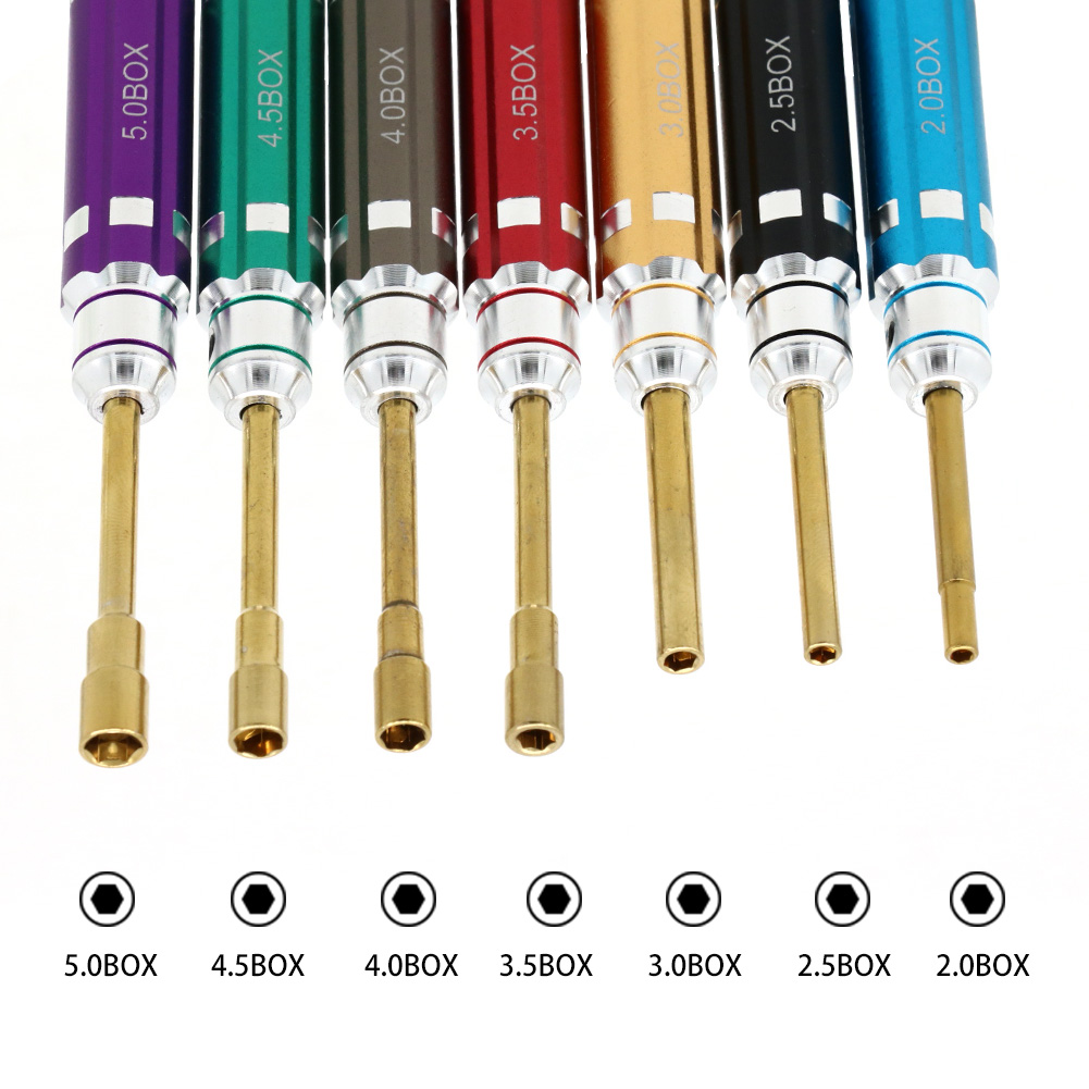 7 Parça Kısa Saplı RC Altıgen  - Rc Hobby Electric Screwdriver incelemesi ve fiyatı