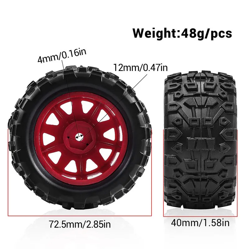 1/18 RC Monster Truck Tekerlek - Rc Truck Monster incelemesi ve fiyatı