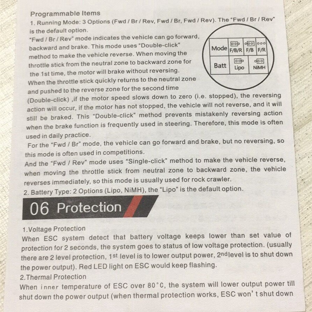 B05C-1060 60A Su Geçirmez Fırç - Esc Waterproof 60A incelemesi ve fiyatı