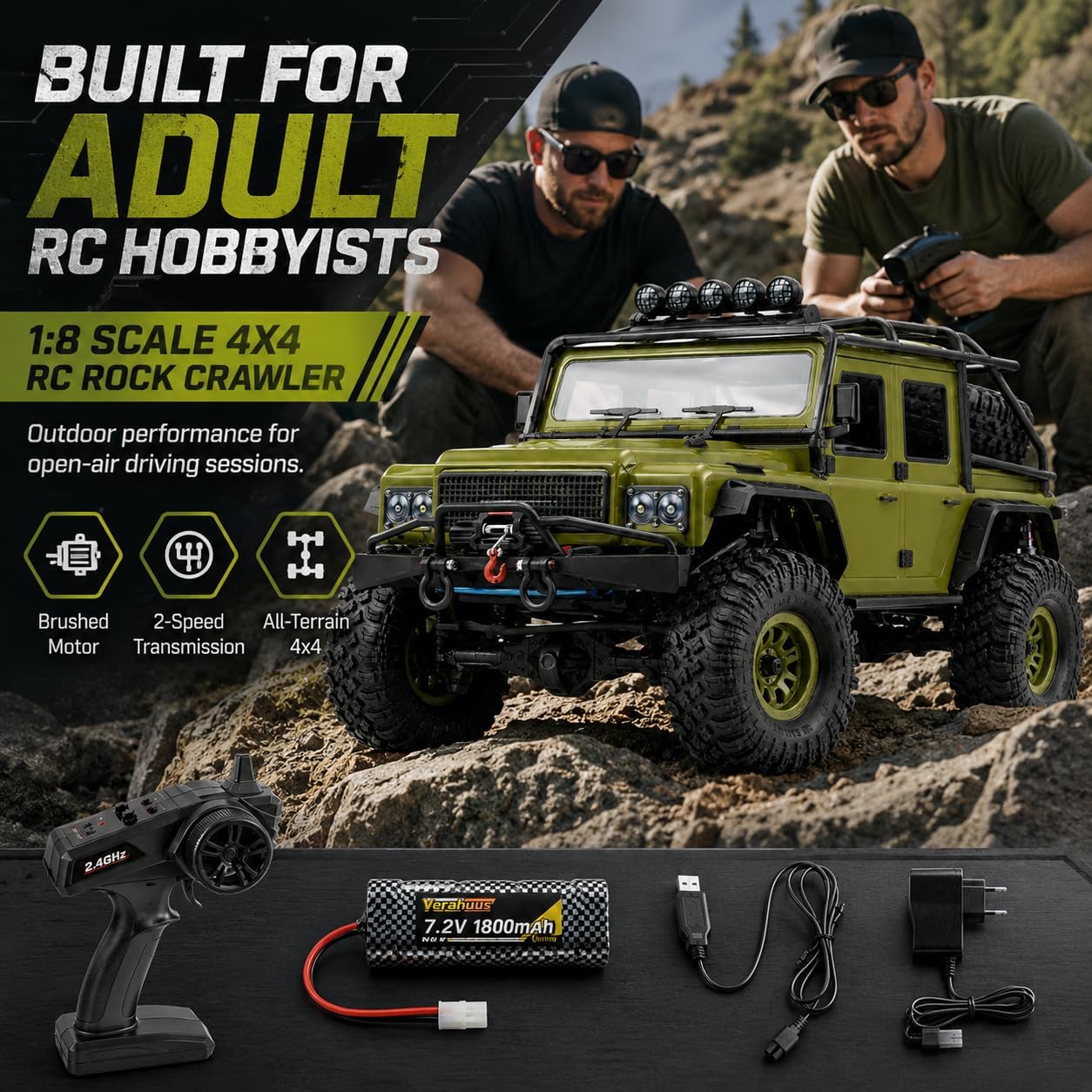 Yetişkinler İçin Uzaktan Kuman - Rc Hobby Grade Crawler incelemesi ve fiyatı