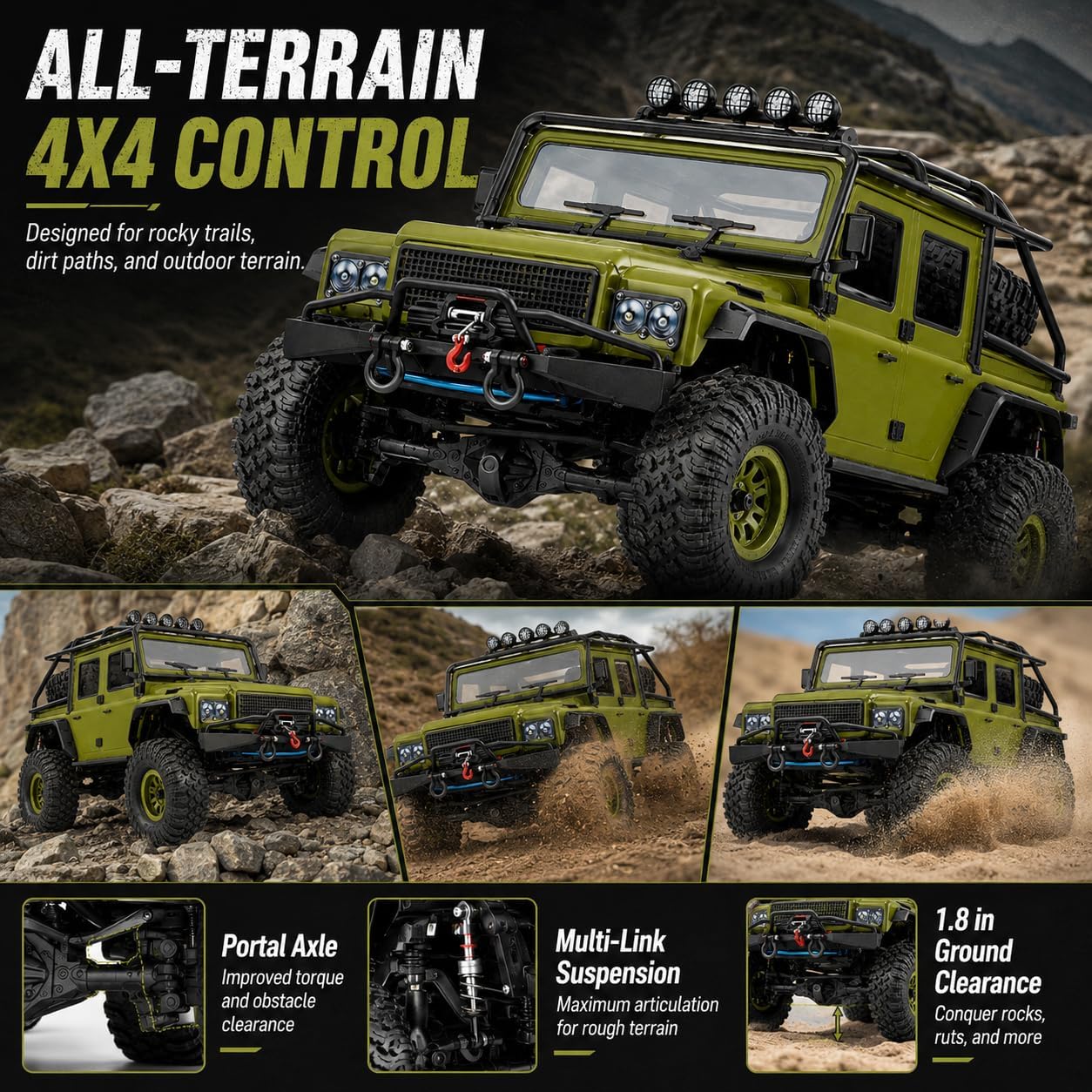 Yetişkinler İçin Uzaktan Kuman - Rc Hobby Grade Crawler incelemesi ve fiyatı