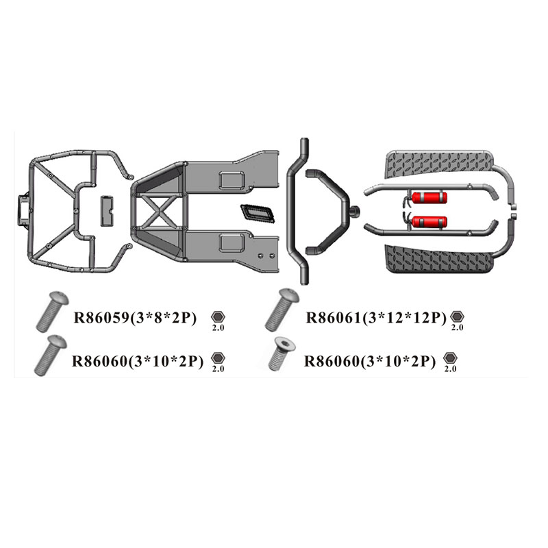 RGT Yedek Parçaları R86328 R86 - Rc Hobby Grade Crawler incelemesi ve fiyatı