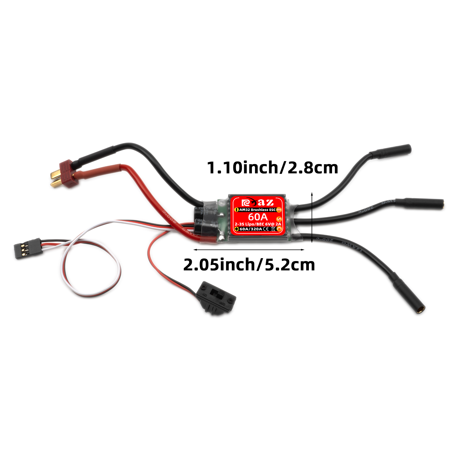RCXAZ AM32 60A Fırçasız ESC El - Esc Waterproof 60A incelemesi ve fiyatı