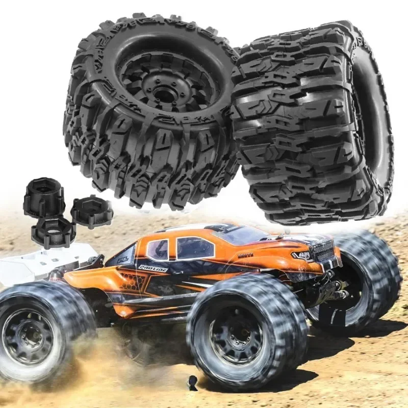 4 adet 1/8 tekerlekler lastikl - Rc Truck Monster incelemesi ve fiyatı