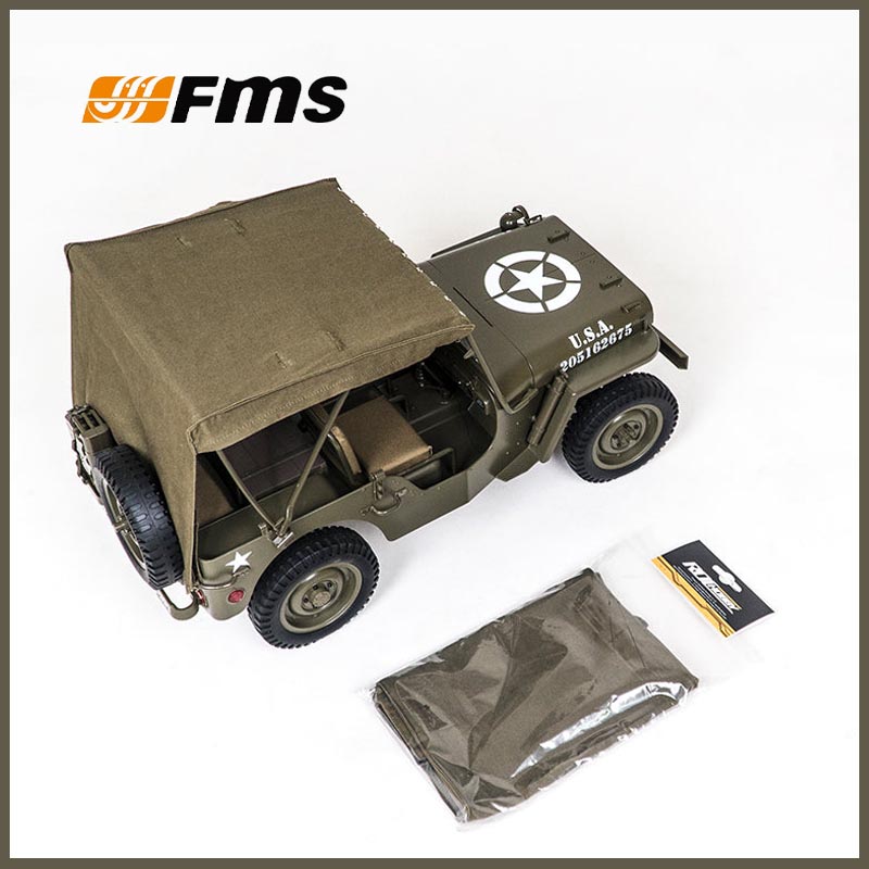 FMS 1/12 C1167 Kanvas Çatı Wil - Rc Hobby Crawler incelemesi ve fiyatı